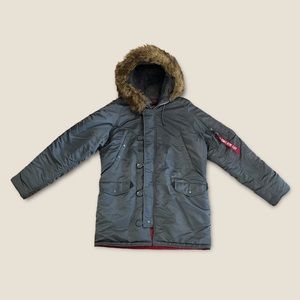 Alpha Industries N-3B Heritage Parka - XL - Grey